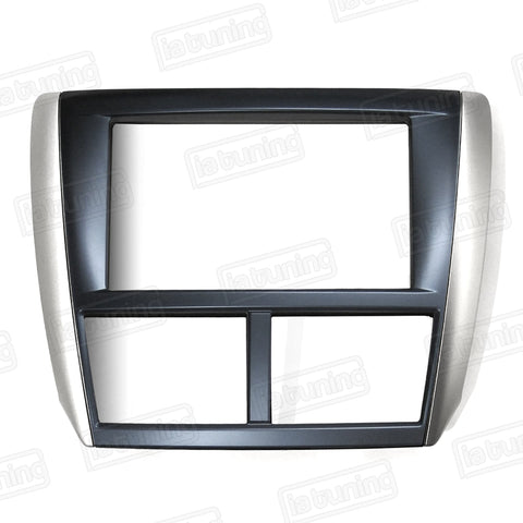 JDM Subaru AV Panel - Gloss Black And Silver